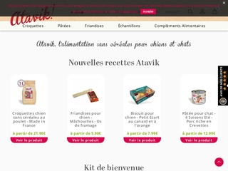 Vente de croquettes sans céréales pour chien et chat