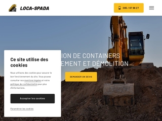 Louer des containers dans la région de Mons