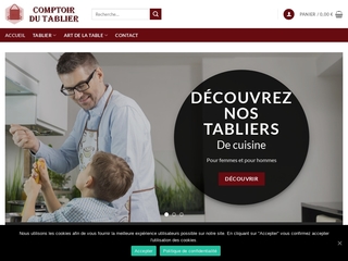 Des tabliers et accessoire d’art de la table