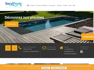 ServiPools : Distributeur de piscines en Belgique et au Luxembourg. 