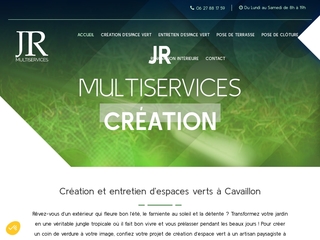 JR MULTISERVICES: Création d’espaces verts à Cavaillon 