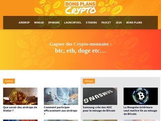 Bons Plans Crypto, blog sur la cryptommonaie