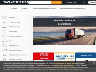 Vente de camions et autres véhicules neufs et usagers