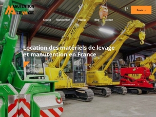 Location d’engins de manutention et de levage 