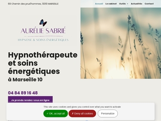 Aurélie SABRIÉ, hypnothérapeute située à Marseille 10