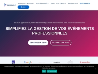 Logiciel de gestion événementielle