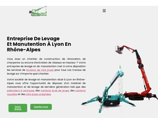 Levage et manutention Lyon en Rhône-Alpes