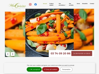 Préparation de vos plateaux-repas végétariens