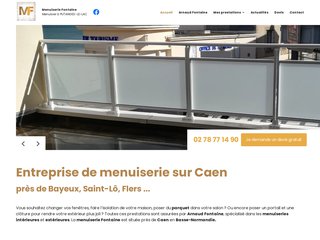 Arnaud Fontaine, artisan menuisier dans le Calvados