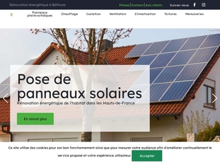 Pose de panneaux solaires à Béthune – Eco Energya