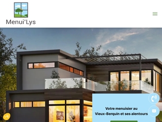 Artisan en pose de volet à Vieux-Berquin