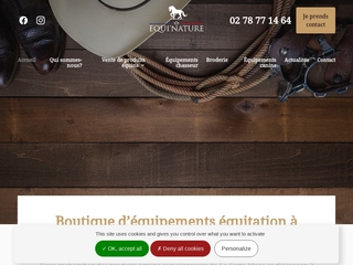 Vente des équipements et accessoires d’équitation et de chasse