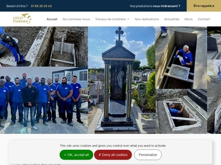 L’entreprise des travaux de cimetière