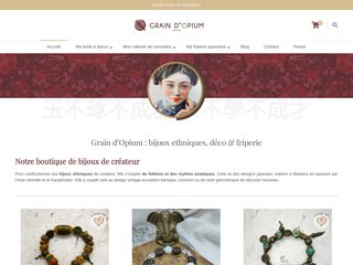 Grain d’Opium, bijoux, déco et kimono japonais