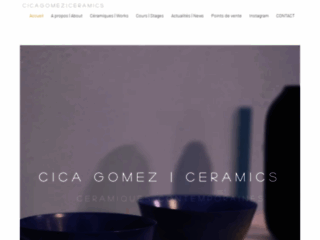 Atelier de céramique contemporaine Cica Gomez