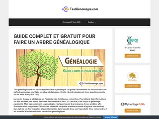 Test-Genealogie : Guide sur la généalogie