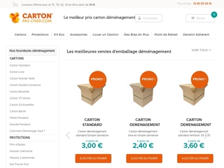 Carton déménagement pas cher
