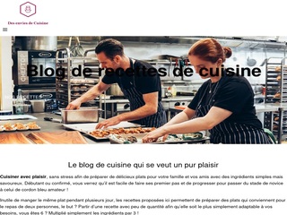 Site Des Envies de Cuisine