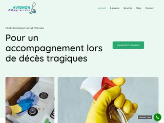 Société de nettoyage après décès