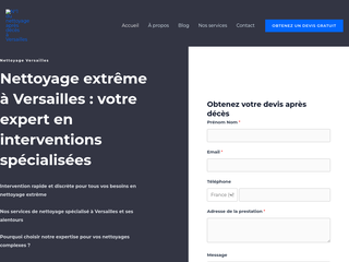 Établissement de nettoyage spécialisé