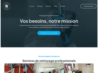 Professionnels en nettoyage extrême