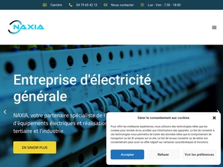 Naxia – Expert en électricité industrielle et tertiaire