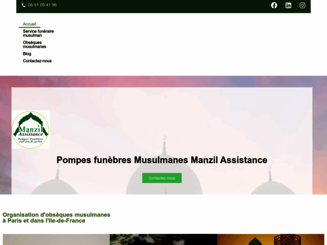 Pompes funèbres musulmanes Manzil