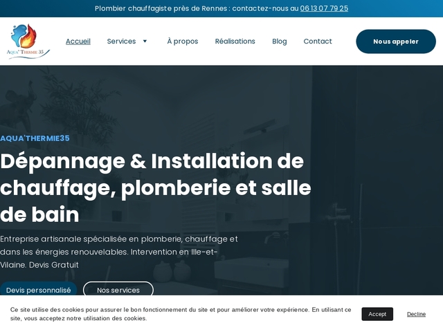 Aqua’Thermie35 : expert plomberie & chauffage
