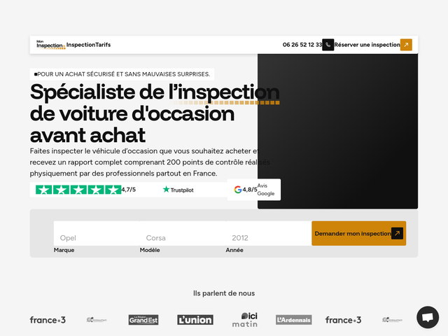 Vérification du véhicule avant achat 