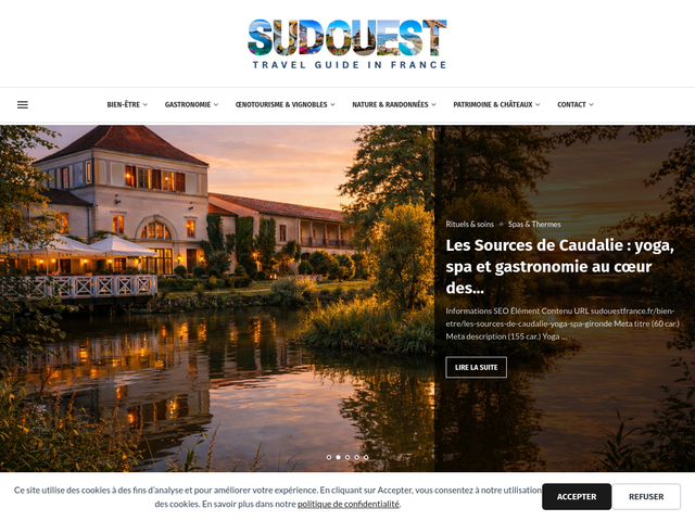 Guide bien-être, gastronomie et escapades dans le Sud-Ouest