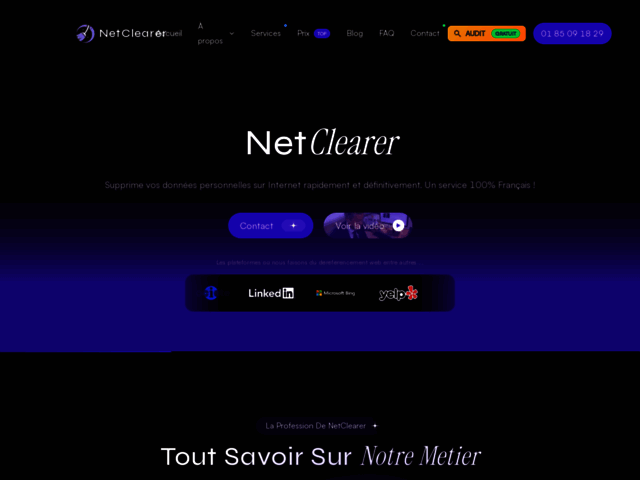 NetClearer : Expert en déréférencement web