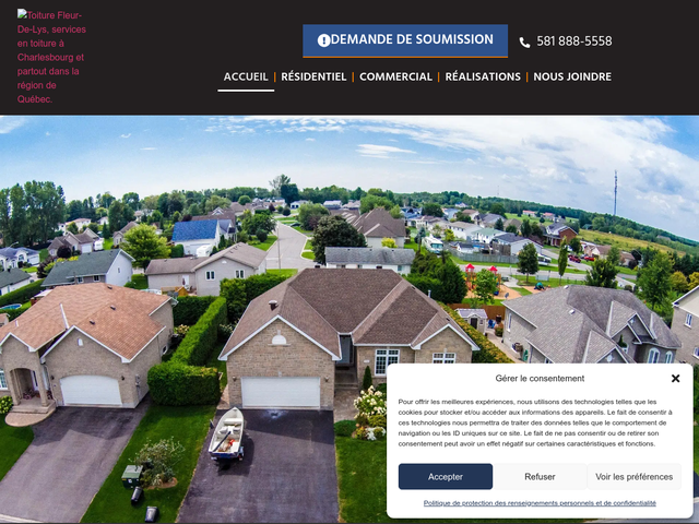 Toiture Fleur de Lys | Votre Couvreur