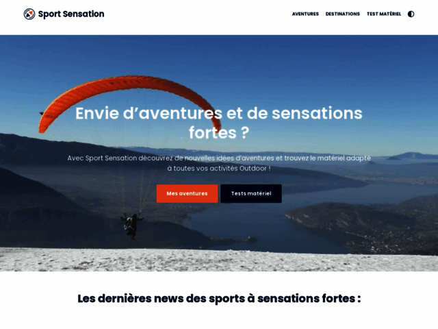 Sport Sensation : aventure, outdoor et sensations fortes