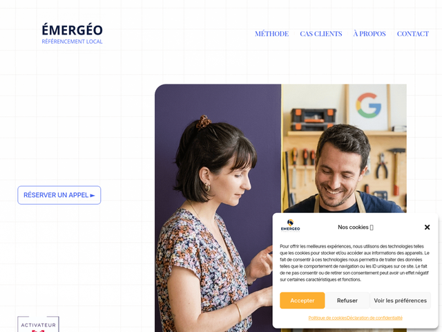 Emergéo - Agence SEO local et fiche Google Business