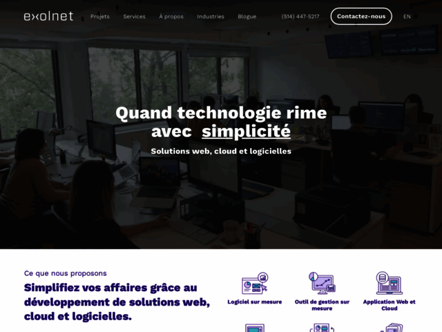 Exolnet, un entreprise de développement logiciel et IA