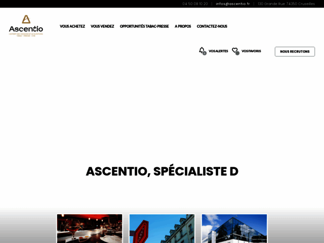 Ascentio, spécialiste de l’immobilier professionnel et commercial