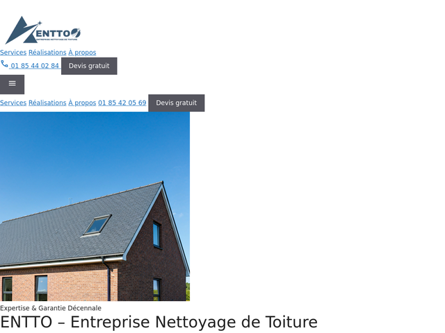 ENTTO – Entreprise Nettoyage de Toiture 