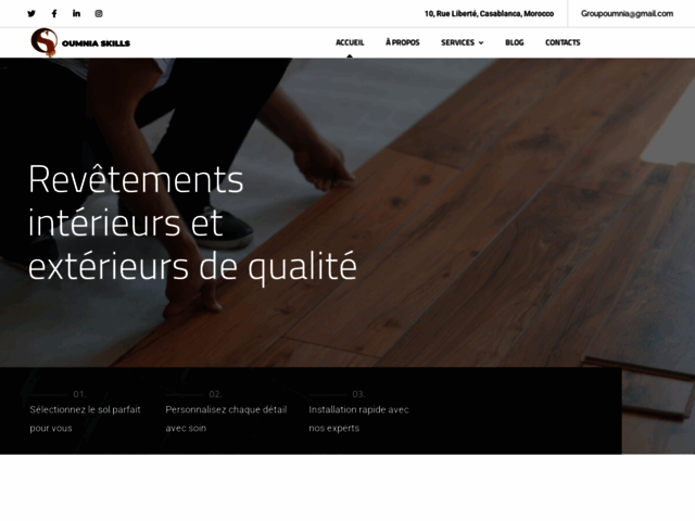 Revêtement de Sol — Parquet, Gerflex, Résine et Moquette