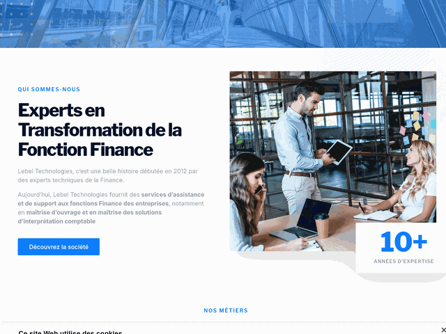 Lebel Technologies – Cabinet Expert Transformation Finance