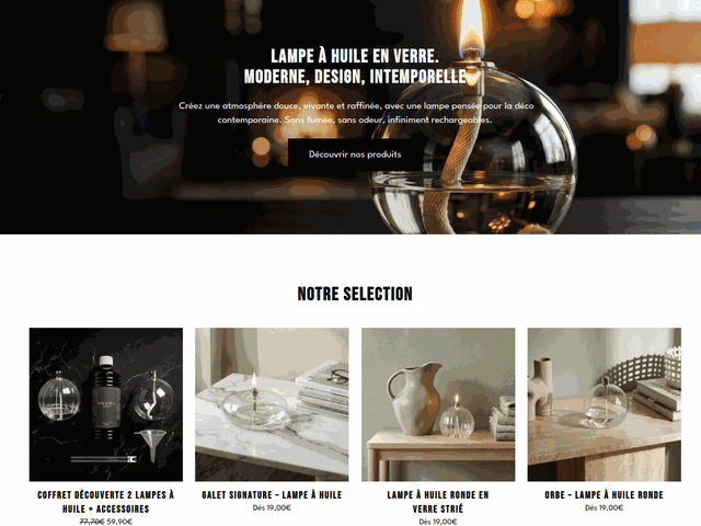 LampeHuile – Boutique de lampes à huile design