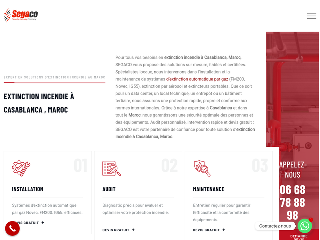 Solutions de protection incendie - SEGACO