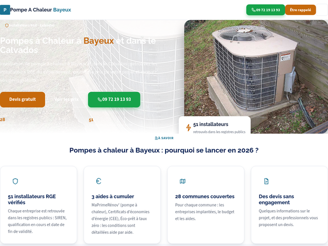 Pompes à chaleur : prix, aides et installateurs RGE
