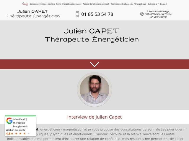 Julien Capet | Soins Énergétiques, Magnétisme et Access Bars