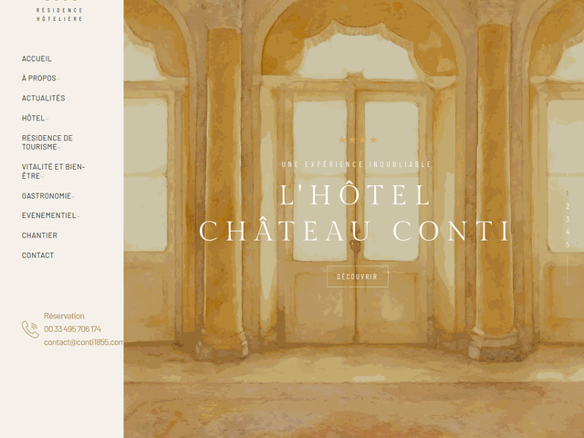 Conti 1855, résidence hôtelière quatre étoiles avec spa