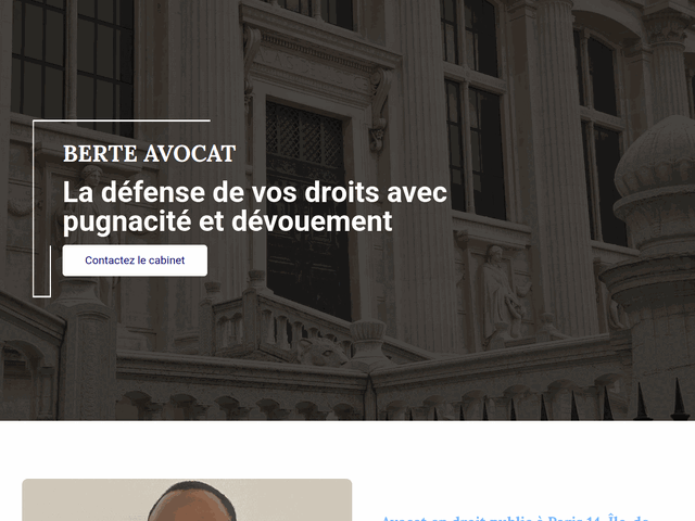 Avocat droit public et administratif  