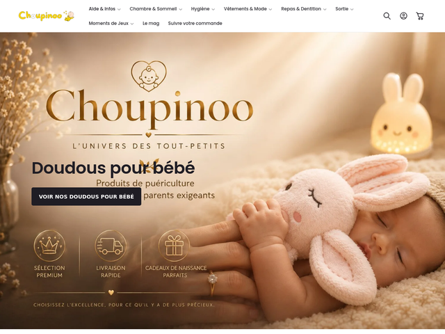 Choupinoo, puériculture et essentiels de bébé