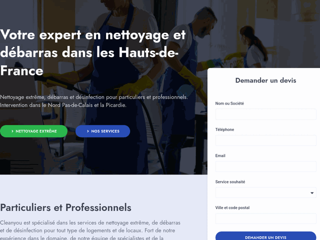 Cleanyou, entreprise de débarras et de nettoyage