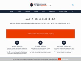 Regroupement de crédit Senior