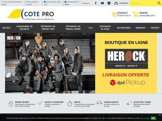Cotepro, vente en ligne de vêtements de chantier