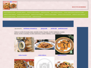 recettes et cuisine du monde